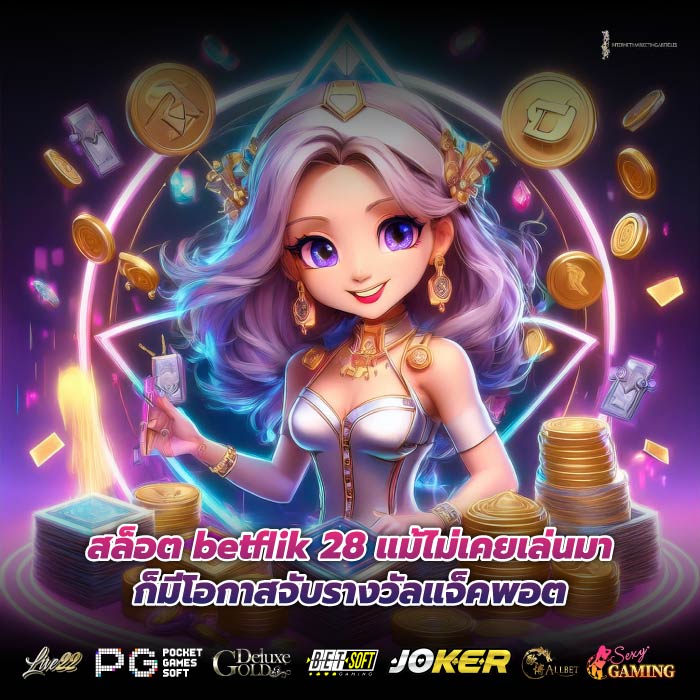 สล็อต betflik 28 แม้ไม่เคยเล่นมาก็มีโอกาสจับรางวัลแจ็คพอต